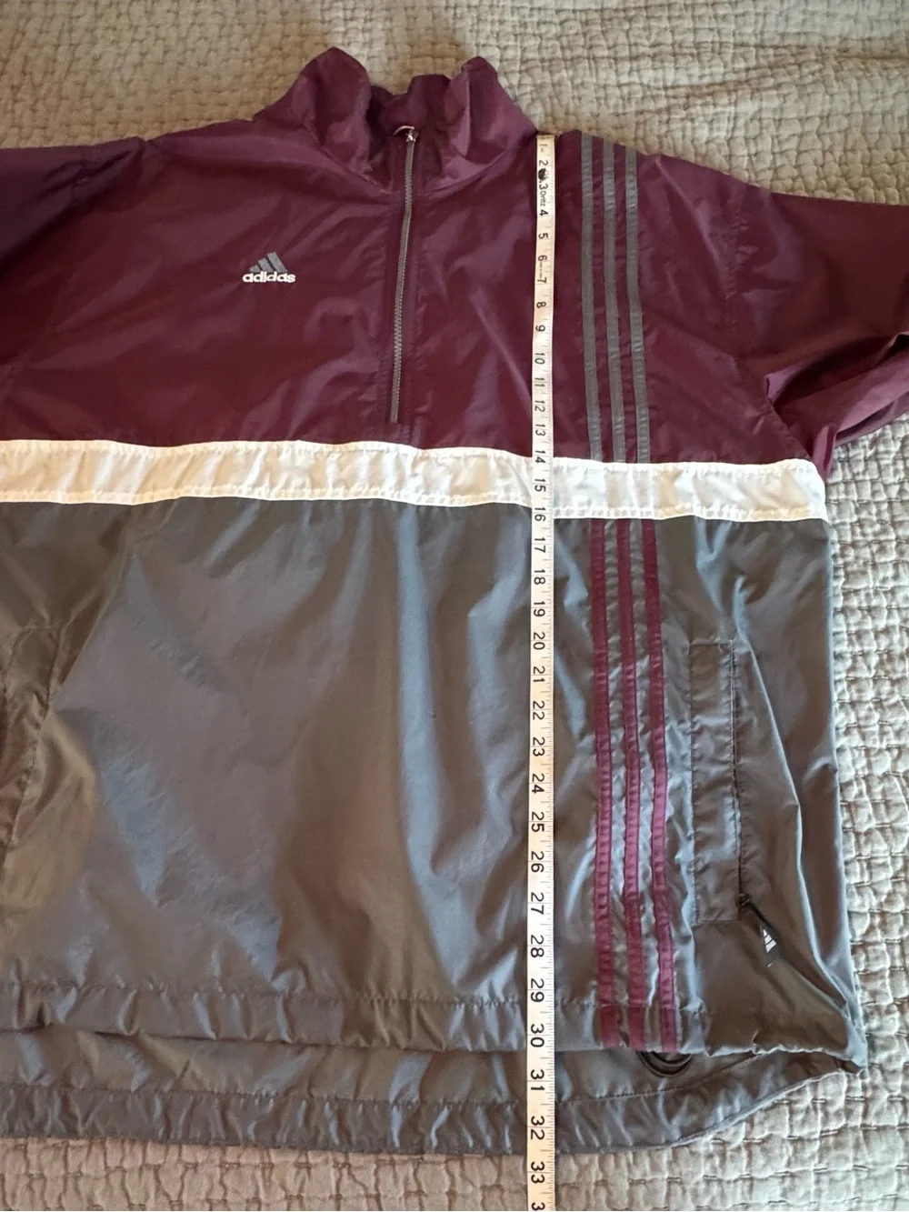 VTG Adidas 1/2 Zip pullover “Tracker HZ” windbreaker 1990s